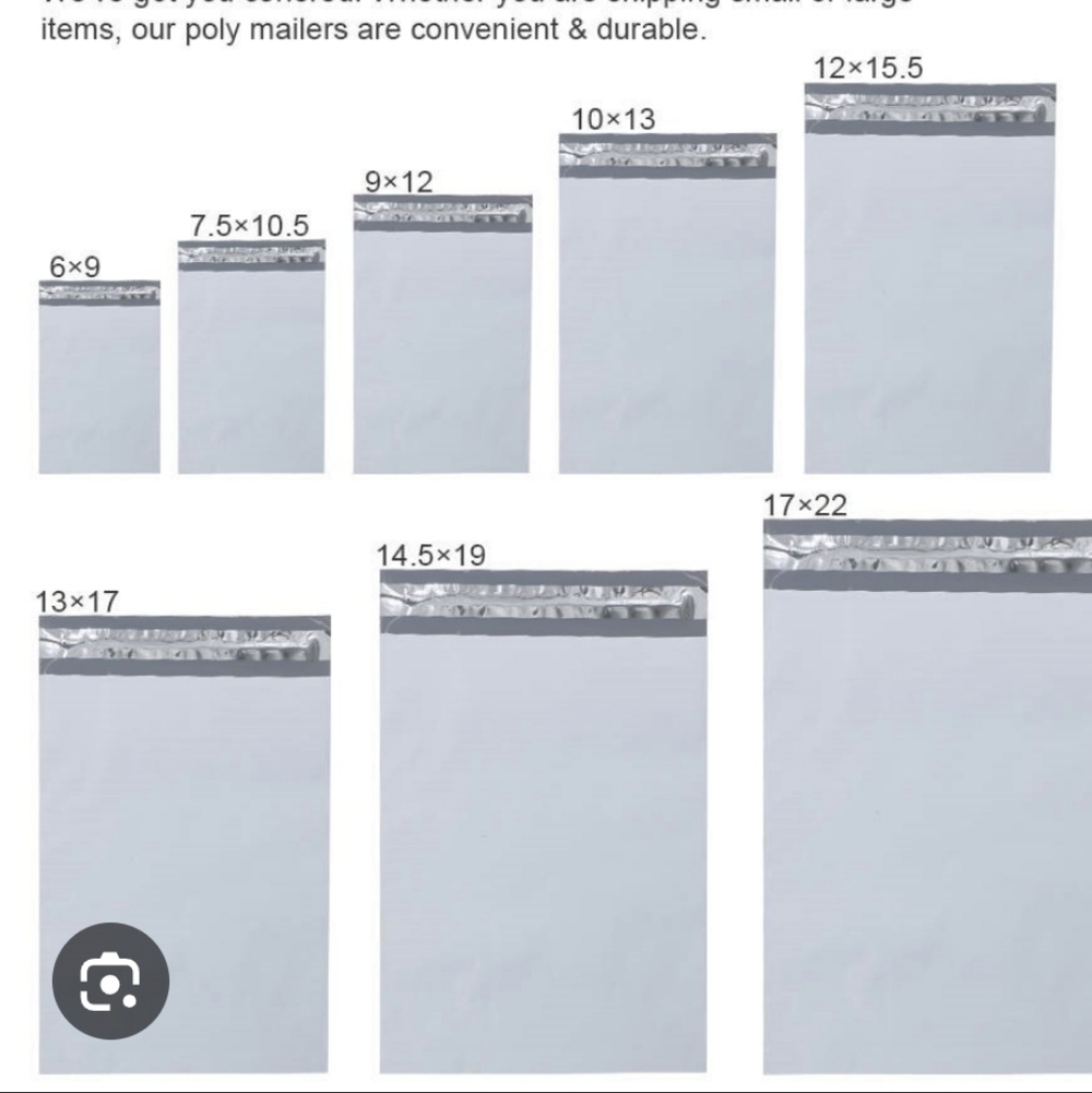 Polymailer bundle - Set Of 25 Random Prints And Random Sizes - 10x13 And Larger